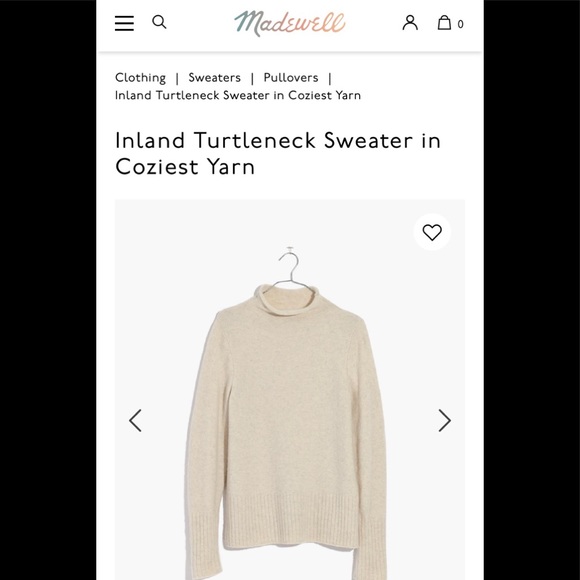 Madewell Inland Coziest Yarn Turtleneck Sweater - Picture 8 of 8